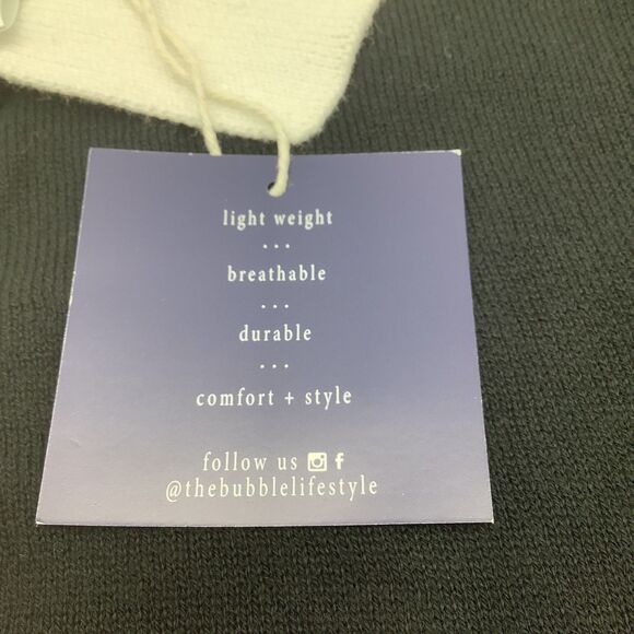 The Bubble Womens Mulligan Long Sleeve Sweater Black Size Large NWT - Picture 5 of 8